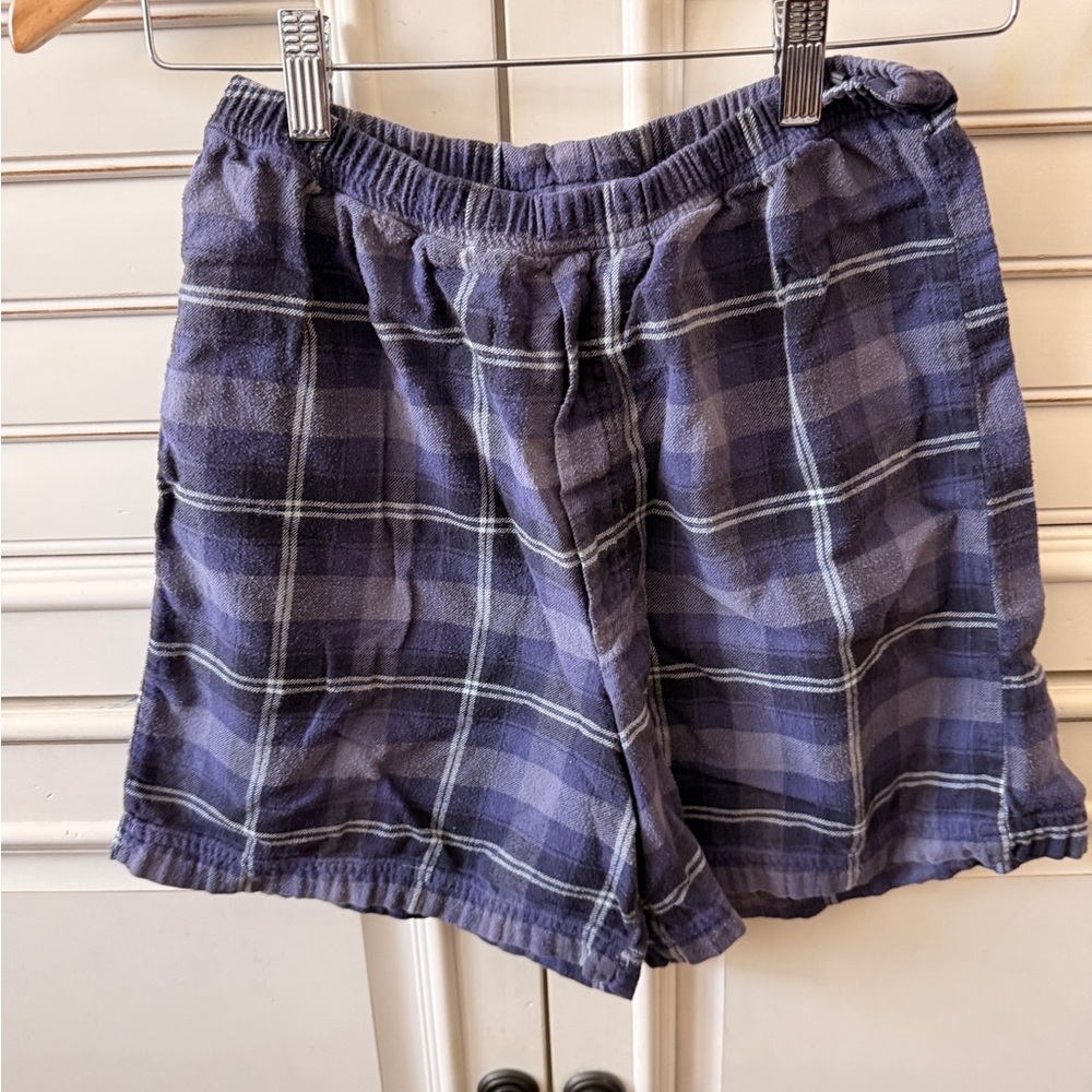 Victoria's Secret Blue Plaid Shorts